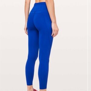 Lululemon Fast and Free 25” Tight Legging Blue